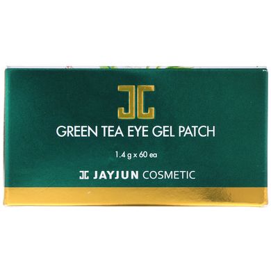 Гель для очей з зеленим чаєм, Jayjun Cosmetic, 60 пластирів, по 1,4 г кожен