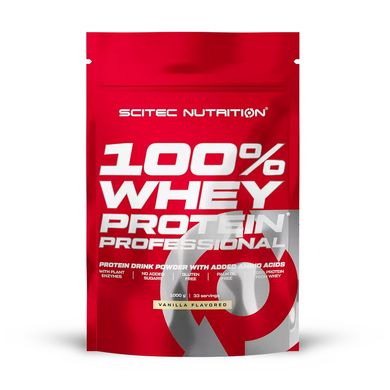 100% Whey Protein Professional Scitec Nutrition 1 kg strawberry купить в Киеве и Украине