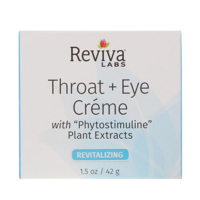 Крем для шкіри навколо очей і декольте Reviva Labs (Throat & Eye Cream) 41 г