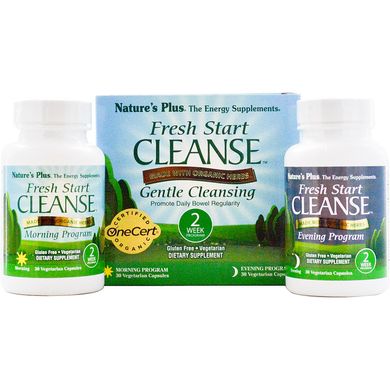 Програма очищення організму за 15 днів Natures Plus (Fresh Start Cleanse Kit) 60 капсул