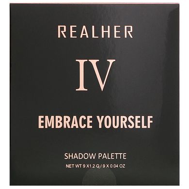 Палитра теней, Embrace Yourself, Shadow Palette IV, RealHer, 0,36 унции (10,8 г) купить в Киеве и Украине