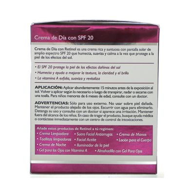 Денний крем із ретинолом SPF20 Retinol (Day Cream SPF 20 Skincare LdeL Cosmetics) 50 г