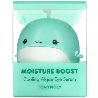 Увлажняющая охлаждающая сыворотка для глаз с водорослями, Moisture Boost Cooling Algae Eye Serum, Tony Moly, 15 мл купить в Киеве и Украине