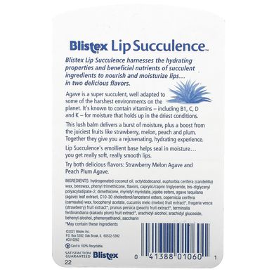 Blistex, Lip Succulence, тропічний, 2 упаковки по 0,15 унції (4,25 г) кожна