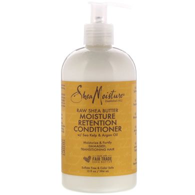 SheaMoisture, Raw Shea Butter, Deep Moisturizing Conditioner, Curly to Coily Hair, 13 fl oz (384 ml)