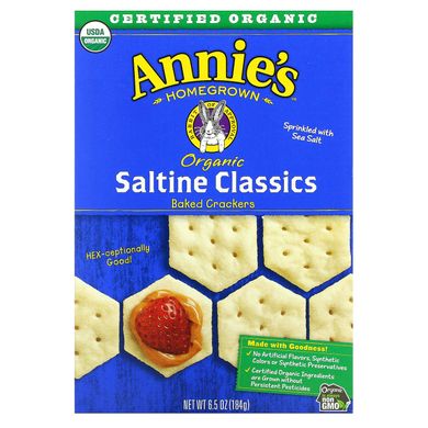 Классический запеченный крекер с морской солью Annie's Homegrown 184 г купить в Киеве и Украине