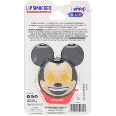 Бальзам для губ зі смаком морозива, Disney Emoji, Mickey, Lip Smacker, 7,4 г (0,26 унції)