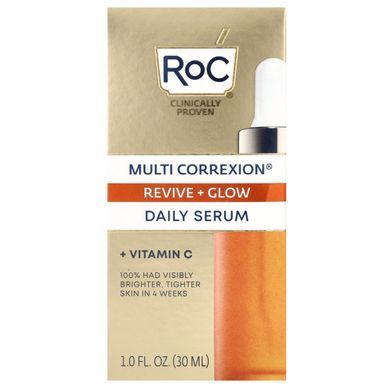 RoC, Multi Correxion, Revive + Glow, дневная сыворотка + витамин C, 1 жидкая унция (30 мл) купить в Киеве и Украине