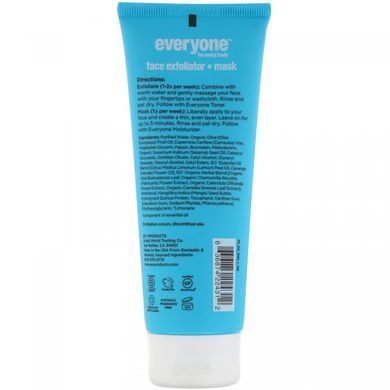 Маска для обличчя 2 в 1 Everyone (Face 2 in 1 Exfoliator + Mask) 118 мл
