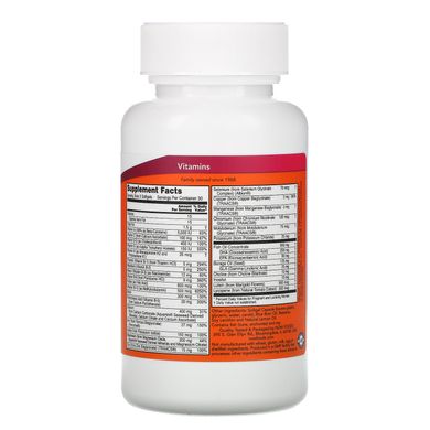 Пренатальні вітаміни з ДГК 90 м'яких капсул (Pre-Natal Multivitamin with DHA)