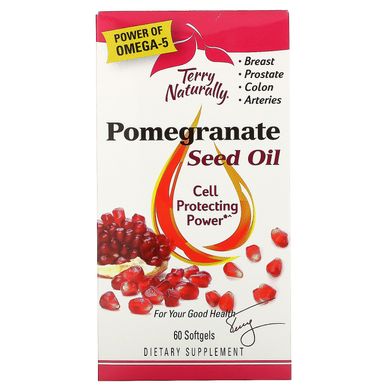 Гранат EuroPharma, Terry Naturally (Pomegranate) 60 капсул