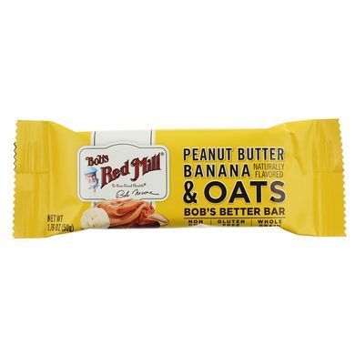 Арахисовое масло с бананом и овсом, Bob's Red Mill,12 батончиков, 1,76 унции (50 г) каждый купить в Киеве и Украине