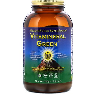 Зелені вітаміни HealthForce Superfoods (Vitamineral Green) 500 мл