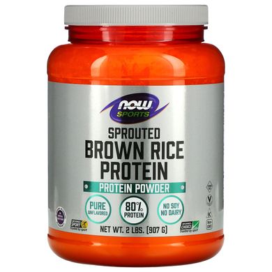 Протеїн бурого рису Now Foods (Sport Brown Rice Protein Sports) 907 г