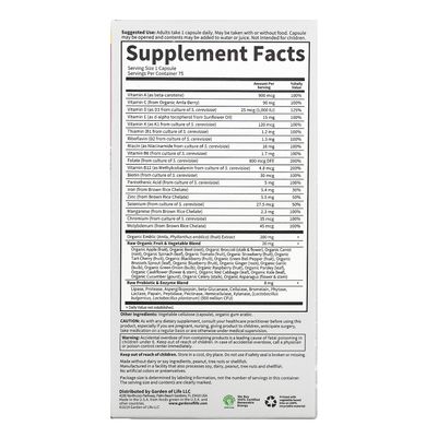 Сирі вітаміни для жінок, Raw Multi-Vitamin, Garden of Life, Vitamin Code, 1 в день, 75 капсул