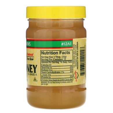 Необроблений мед YS Eco Bee Farms (Raw Honey) 226 г