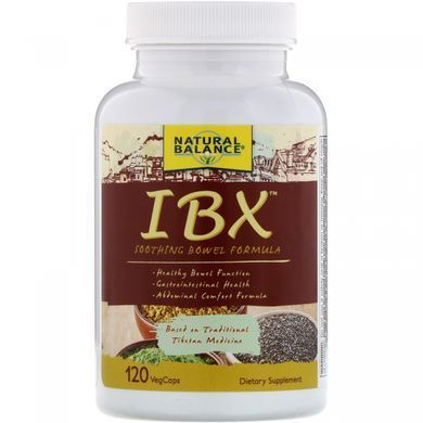 IBX успокаивающая формула кишечника, Natural Balance, 120 вегетарианских капсул купить в Киеве и Украине