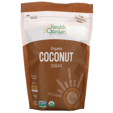 Health Garden, Органічний кокосовий цукор, 16 унцій (453 г)