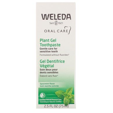 Зубна паста Plant Gel Toothpaste, Weleda, 2,5 рідких унцій (75 мл)