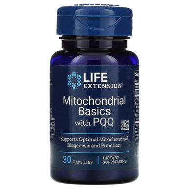 Мітохондріальний комплекс, Mitochondrial Basics with PQQ, Life Extension, 30 капсул