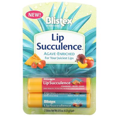 Blistex, Lip Succulence, тропічний, 2 упаковки по 0,15 унції (4,25 г) кожна
