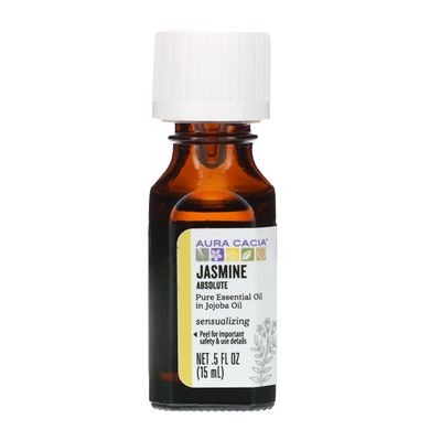 Масло жасмину абсолют чуттєве Aura Cacia (Jasmine Absolute) 15 мл
