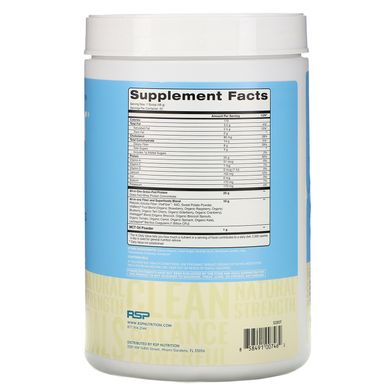 Truefit, трав'яний протеїновий коктейль, ваніль, RSP Nutrition, 960 г