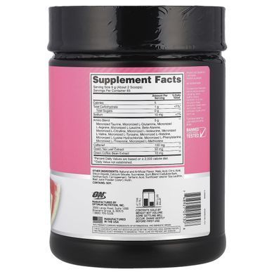 Енергетична добавка з незамінними амінокислотами, Кавун, Optimum Nutrition, 1,29 фунта (585 г)