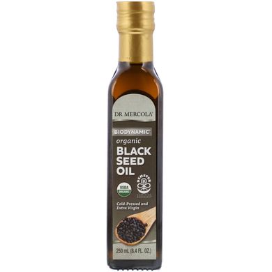 Біодинамічна органічна олія чорного насіння, Biodynamic Organic Black Seed Oil, Dr Mercola, 250 мл