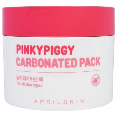 PinkyPiggy карбонизована маска, April Skin, 3,38 унцій (100 г)