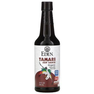 Органічний соєвий соус тамарі, Eden Foods, 10 рідких унцій (296 мл)