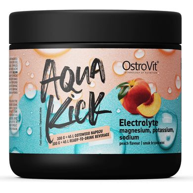 Електроліти смак персика Ostrovit (Aqua Kick Electrolyte) 300 г