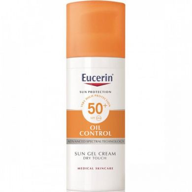 Сонцезахисний гель-крем для сухої шкіри SPF 50+ Eucerin (Sun Gel - Cream Oil Control Dry Touch) 50 мл