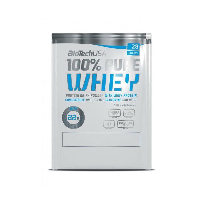 Протеїн сироватковий 100% Pure Whey BioTech (Whey Protein) 28 г ...