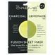 The Creme Shop, Fusion Beauty Sheet Mask, charcoal and lemonade, 5 sheets, 4.40 oz (125 g)