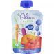Органічний продукт, апетитна суміш з чорницею і морквою, Plum Organics, 4 упаковки, 3,17 унц (90 г) в кожній фото