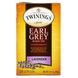 "Эрл Грей", черный чай с ароматом лаванды, Twinings, 20 чайных пакетиков, 1,41 унции (40 г) фото