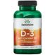 Вітамін Д3 з кокосовою олією - висока ефективність, Vitamin D3 with Coconut Oil - High Potency, Swanson, 2,000 МО, 60 капсул фото
