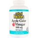 Яблочный уксус сидровый Natural Factors (Apple Cider Vinegar) 500 мг 360 капсул фото