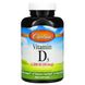 Витамин Д3 Carlson Labs (Vitamin D3) 2000 МЕ 50 мкг 360 гелевых капсул фото