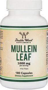 Double Wood Mullein Leaf Extract for Respiratory Health (180 Capsules)