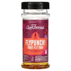 FlyPunch! фруктова пастка для мух, Aunt Fannie's, 6 жид ун (177 мл)
