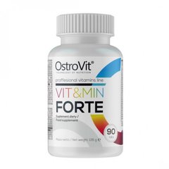 Вітаміни та мінерали форте, VIT & MIN FORTE, OstroVit, 90 таблеток
