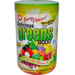 Суперфуд ягодный вкус порошок Greens World (Delicious Greens 8000) 300 г купить в Киеве и Украине