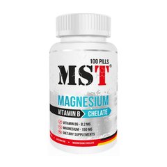 Magnesium Chelate Vitamin B MST 100 pills