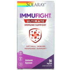 Solaray, ImmuFight, максимальна підтримка імунітету, 90 вегетаріанських капсул