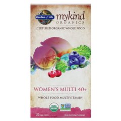 Мультивітаміни для жінок 40+ Garden of Life (Women's Multi 40+) 120 таблеток