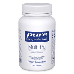 Мультивітаміни Pure Encapsulations (Multi T/D) 120 капсул