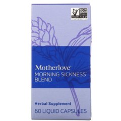 Суміш від ранкової нудоти, Morning Sickness Blend, Motherlove, 60 рідких капсул