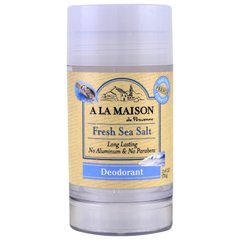 Дезодорант, свежая соль моря, A La Maison de Provence, 2,4 унции (70 г) купить в Киеве и Украине